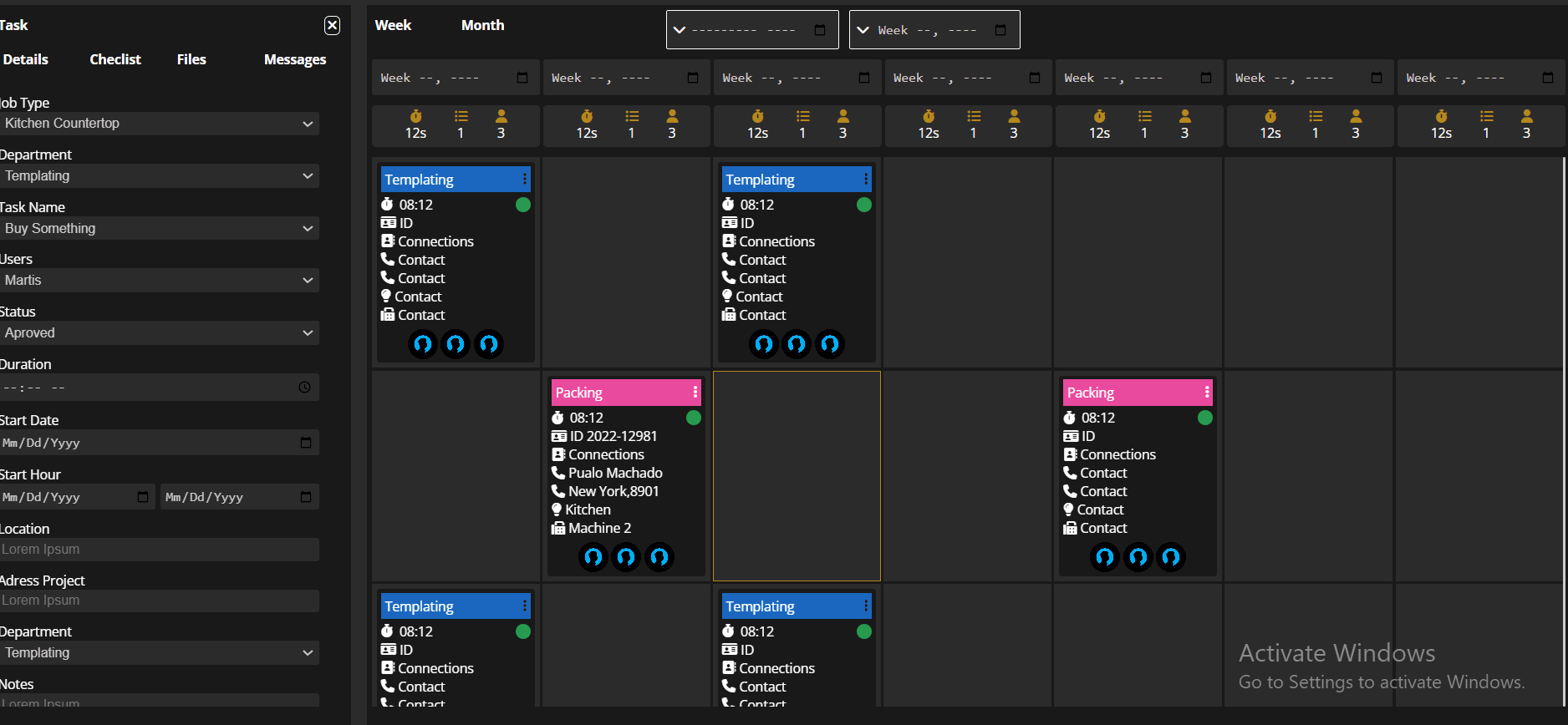 Dashboard Clone