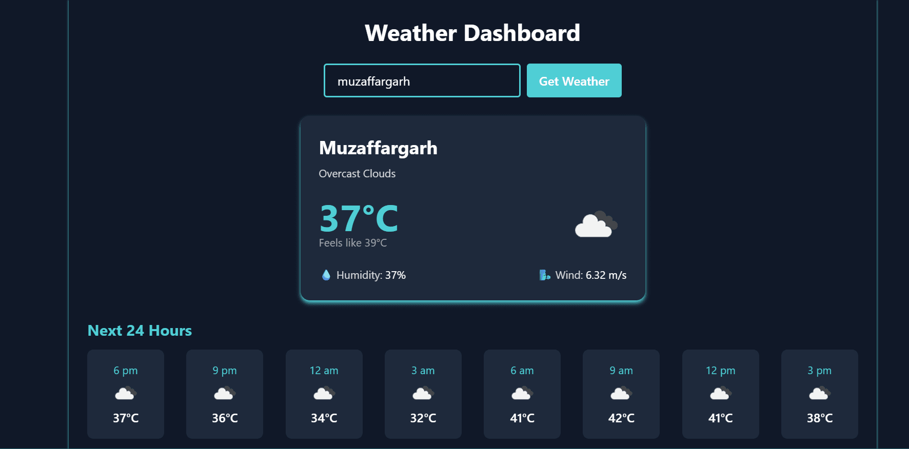 Weather Dashboard